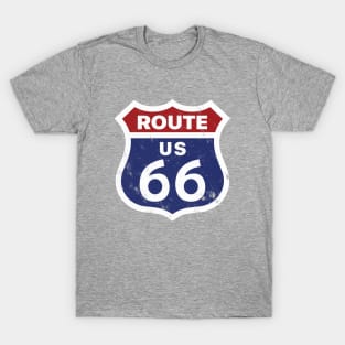 Route 66 Rustic Sign T-Shirt